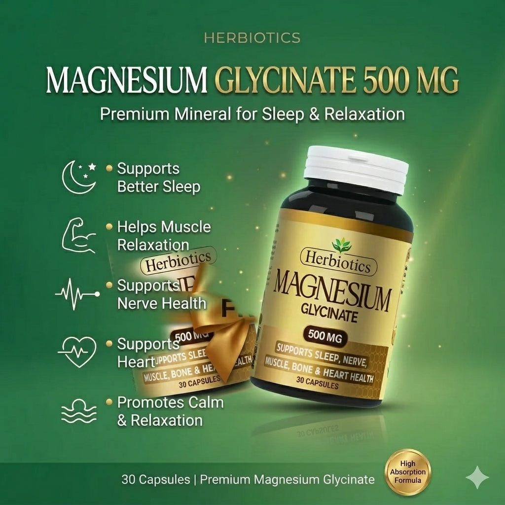 Magnesium Glycinate (500mg) B1G1 Offer live now!