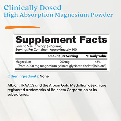 Magnesium Powder Drink Raspberry Lemon Flavor
