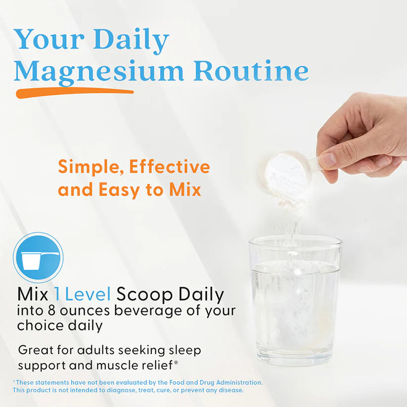 Magnesium Powder Drink Raspberry Lemon Flavor
