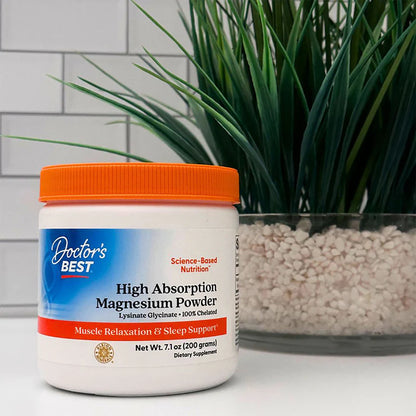 Magnesium Powder Drink Raspberry Lemon Flavor