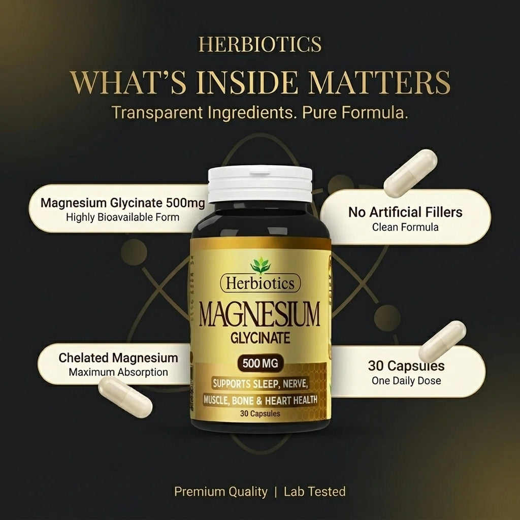 Magnesium Glycinate (500mg) B1G1 Offer live now!