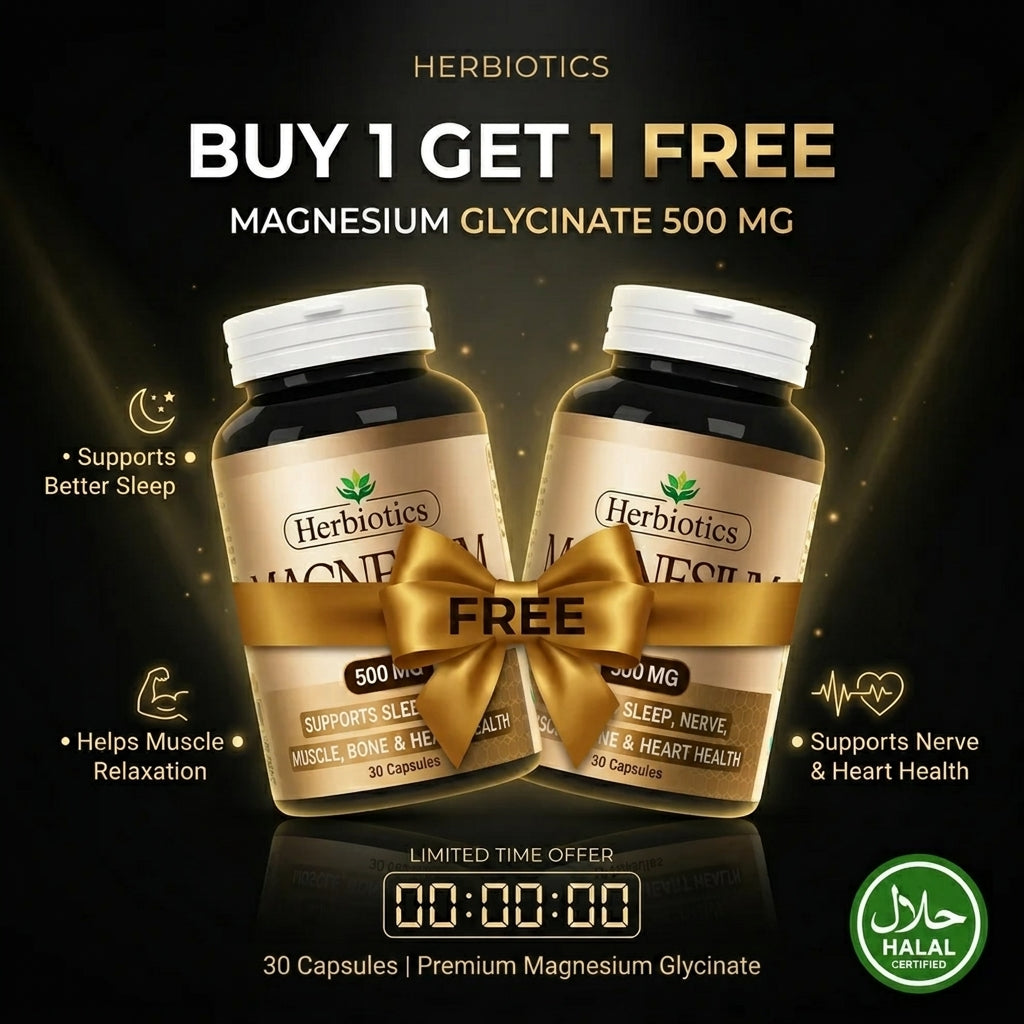 Magnesium Glycinate (500mg) B1G1 Offer live now!