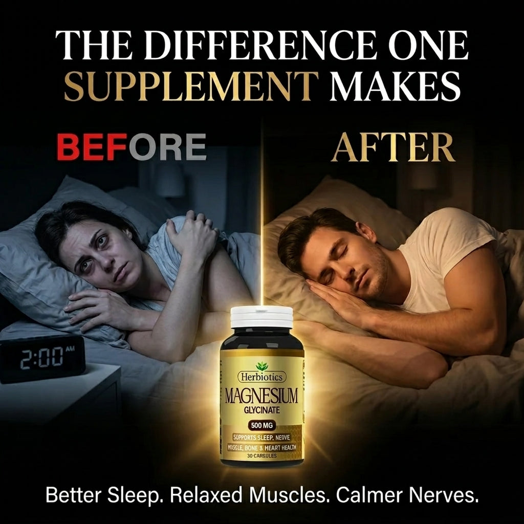 Magnesium Glycinate (500mg) B1G1 Offer live now!