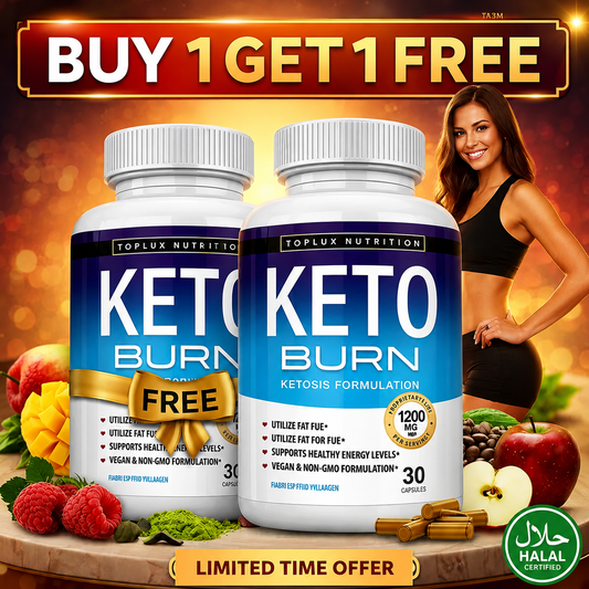 Toplux Keto Burn Pills Ketosis Weight Loss - 1200 Mg Ultra Advanced Natural