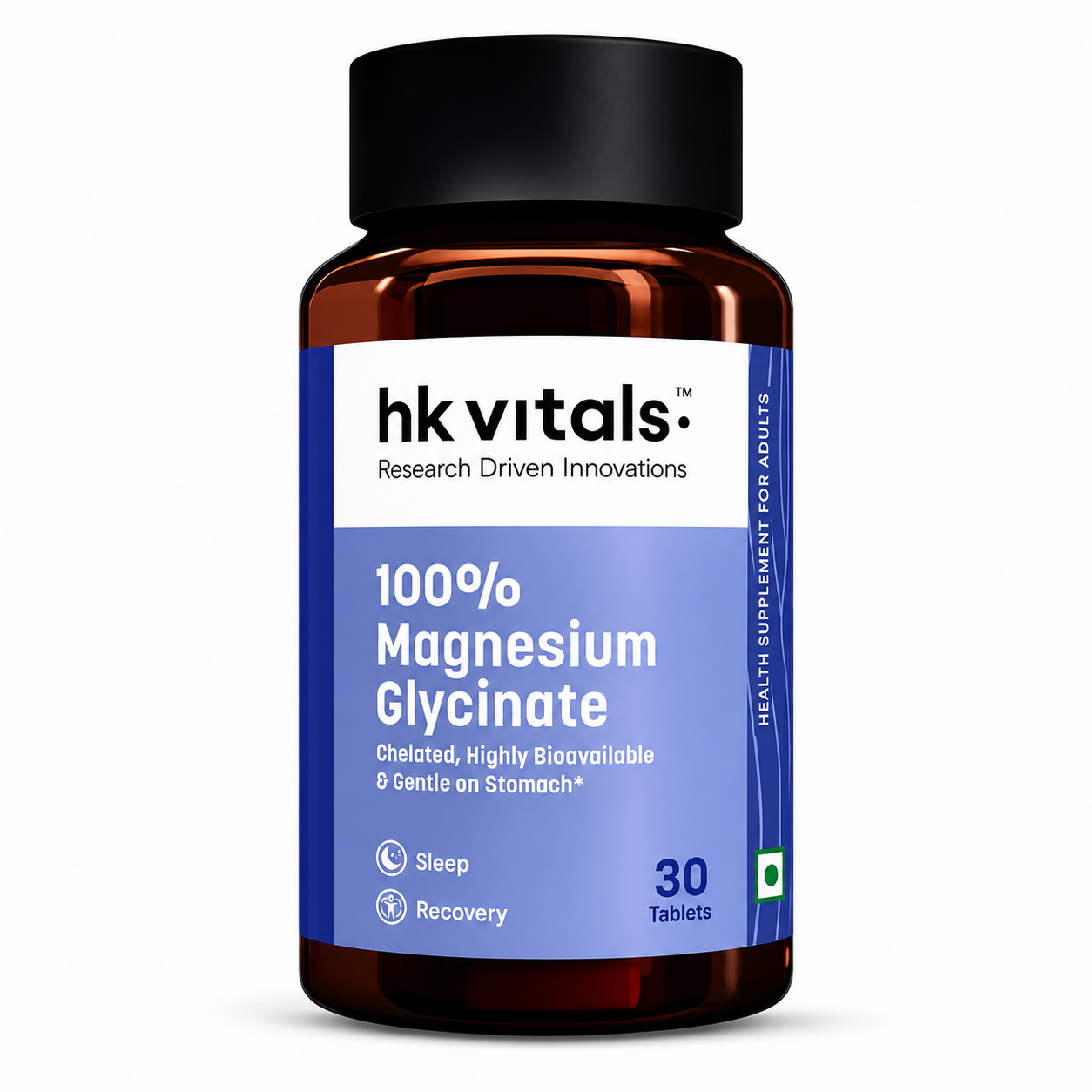 Hk Vitals 100% Magnesium Glycinate (Buy 1 Get 1 Free)