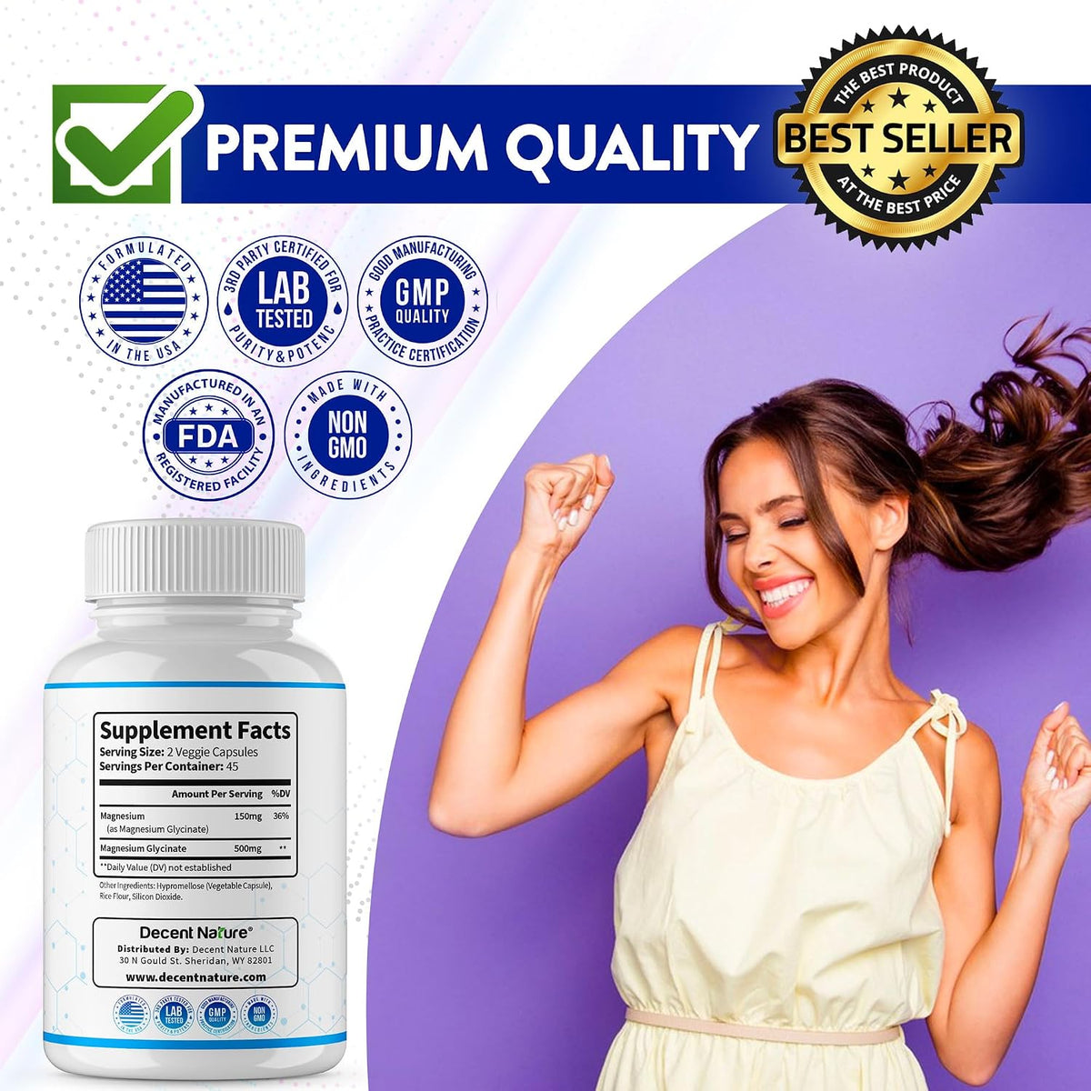 Magnesium Glycinate 500mg