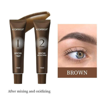 SEMI permanent HENNA brow dye