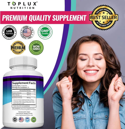 Toplux Keto Burn Pills Ketosis Weight Loss - 1200 Mg Ultra Advanced Natural